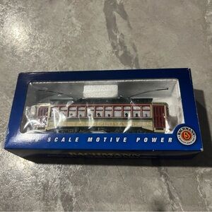 Bachmann Christmas Lighted Brill Trolley